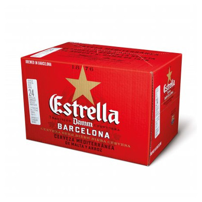 Estrella Damm pakiranje 0,33l